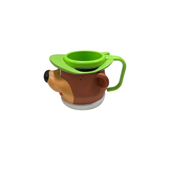 YOGI BEAR 1997 FIGURAL 3-D HEAD PLASTIC VINYL MUG CUP by APPLAUSE HANNA BARBERA - Picture 7 of 8